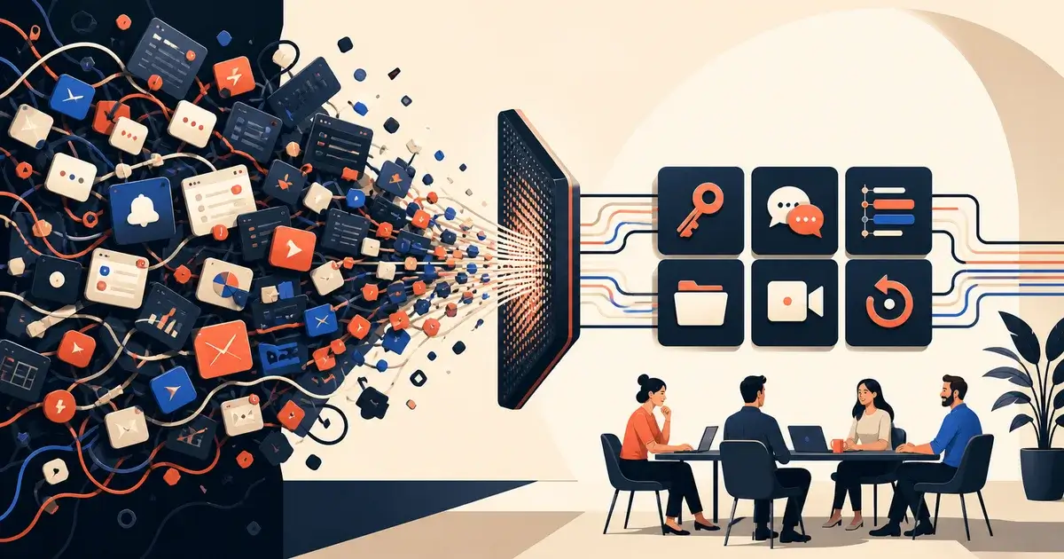 Remote work tools consolidated from app chaos into a lean secure software stack